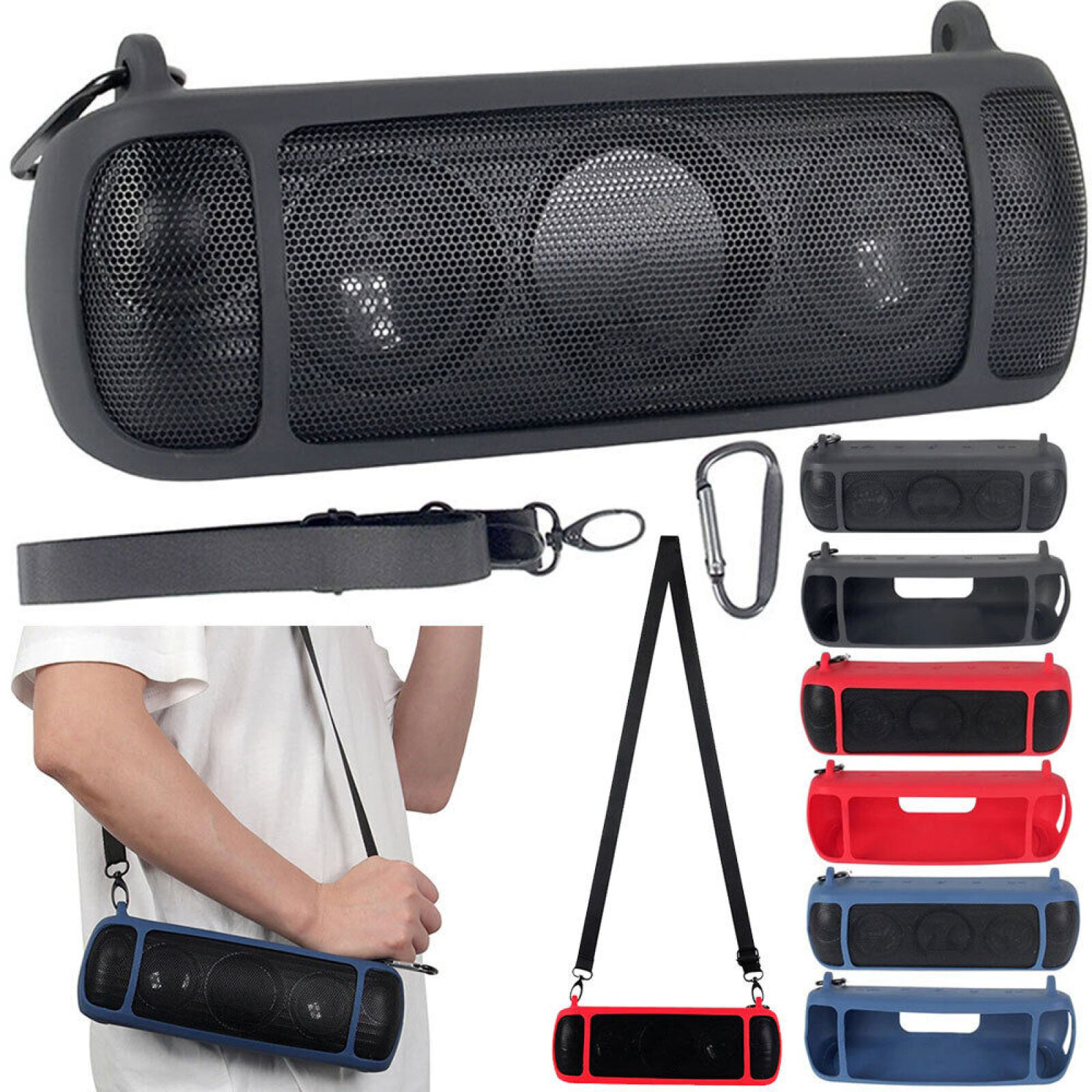 Soft Silicone Speaker Protective Case Cover Skin for Anker Soundcore Motion+ new