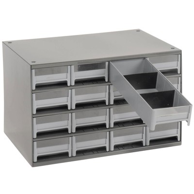 AKRO-MILS Industrial Parts Cabinet - 17x11x11'' - (16) 4x10-1/2x2-1/8'' Drawers