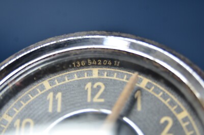 Vintage VDO Kienzle Car Clock 8 Day Mechanical Wind Up Porsche