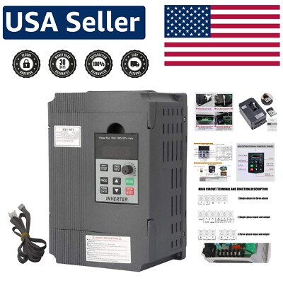 2.2kW Variable Frequency Drive with 3-Phase Output for Industrial Automation