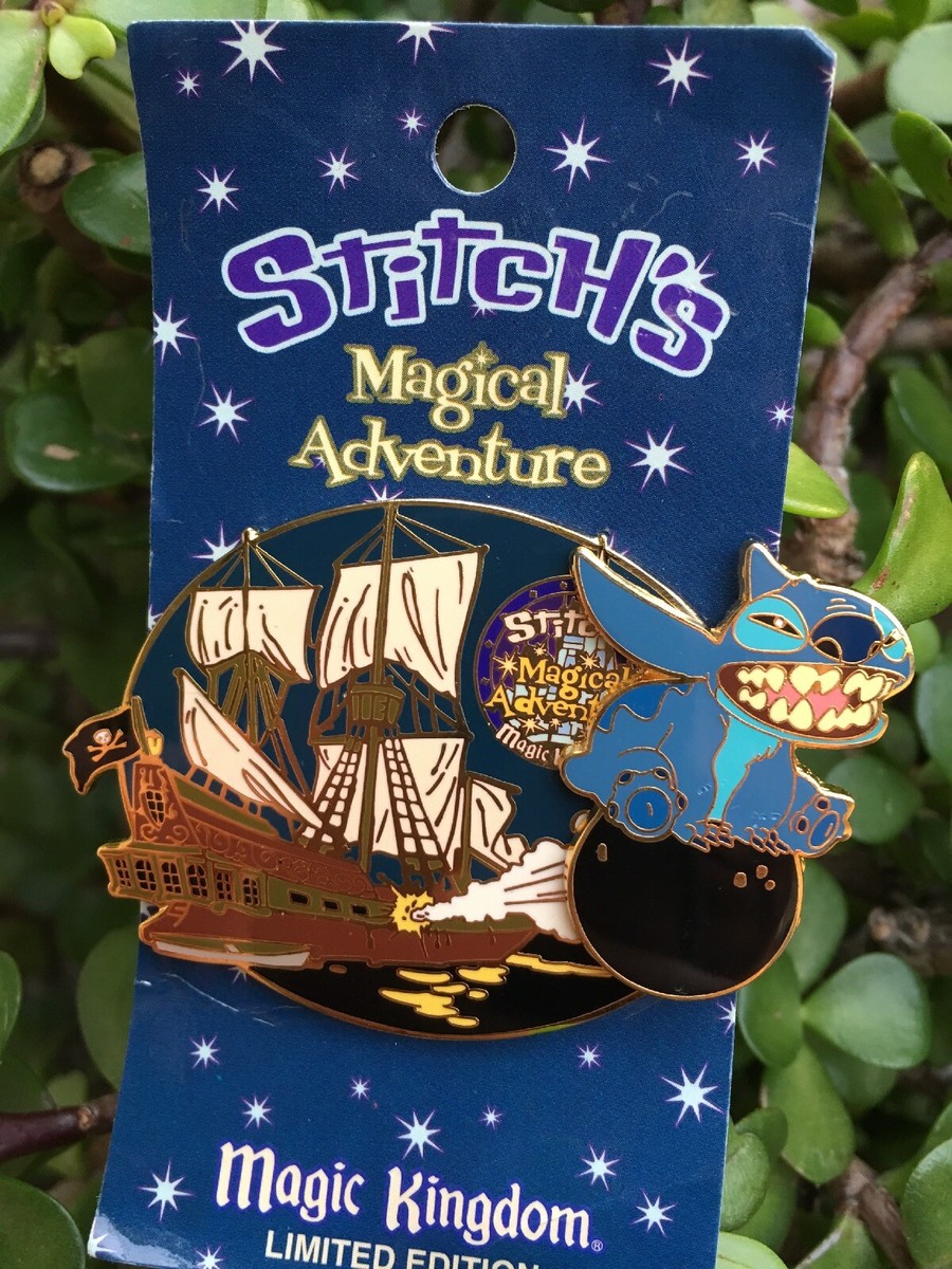 Disney - ドナラブ Disney WDW Pin Lilo Stitch Magical Adventure Pirates of the