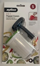 Zyliss 2 in 1 Pepper Corers Manual Kitchen Corer Tool