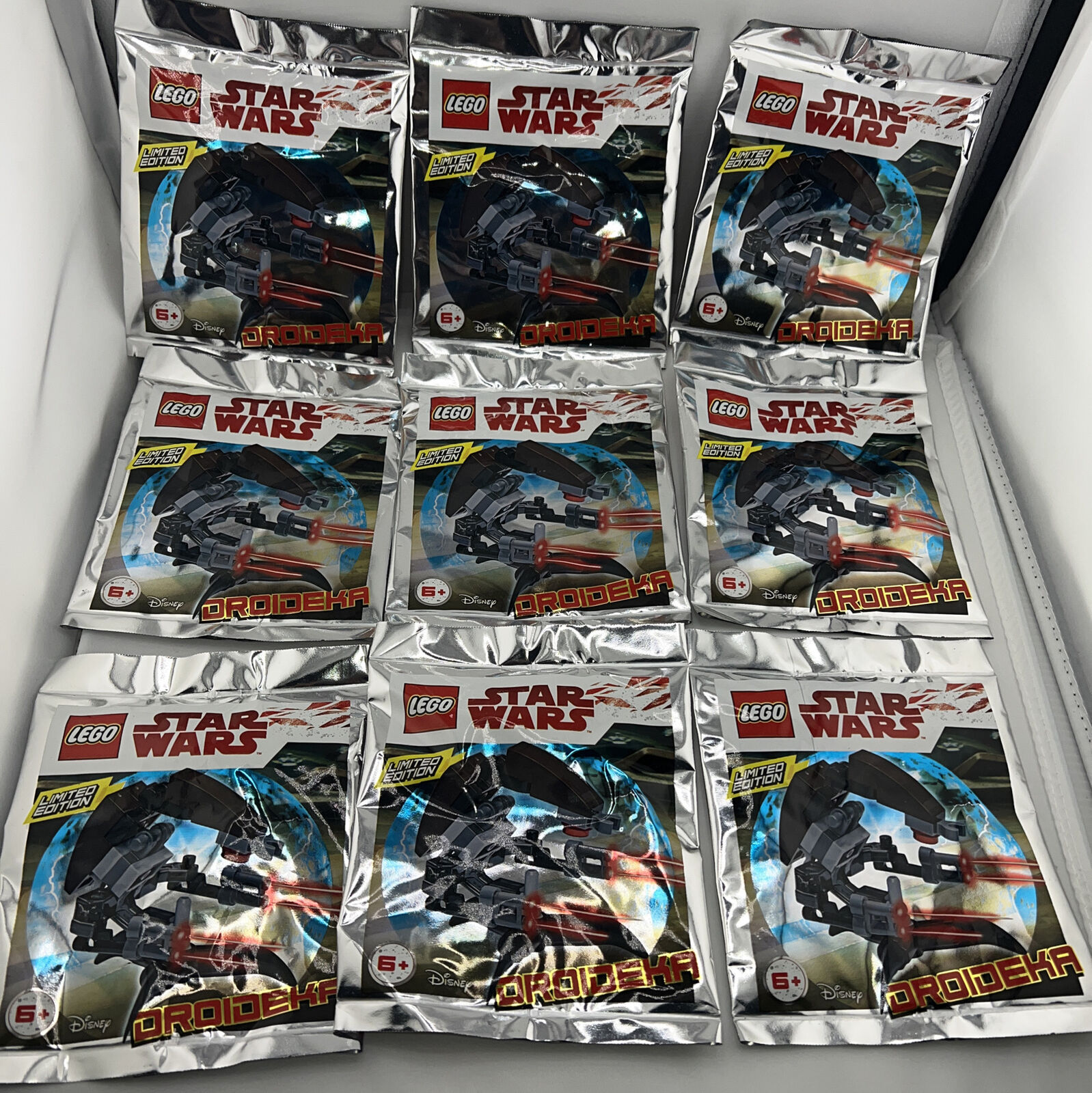 Lego 911840 STARWARS Droideka foil pack Mint in sealed Bag MISB NISB RARE 9 pack