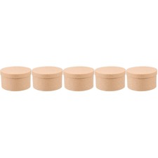5 Sets Pirottini Per Muffin Carta Da Forno Scatola Rotonda Dolci