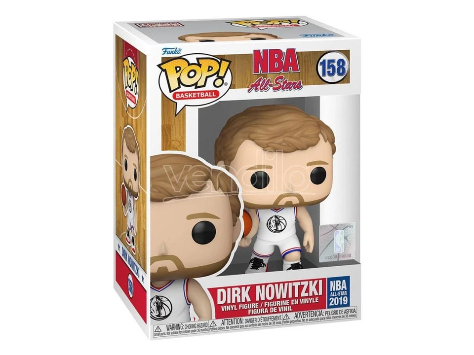 Nba Legends Pop! Sports Vinile Figura Dirk Nowitzki (2019) 9 Cm Funko - Immagine 2 di 3