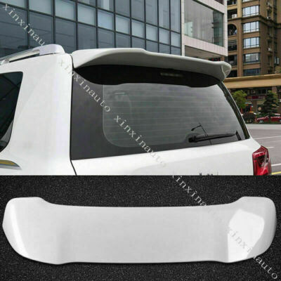 Pearl White Rear Roof Spoiler Wing Lip For Toyota Land Cruiser LC200 FJ200 08-21