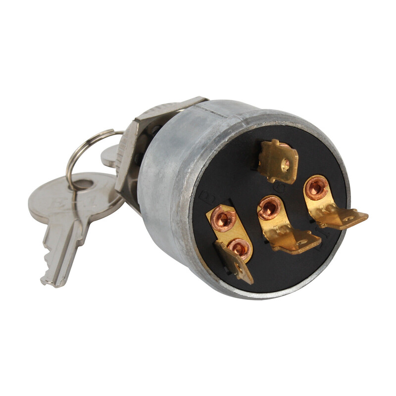 Key Switch for EZGO Cart 4 Prong w/ Factory Lights 81+ Gas & Electric