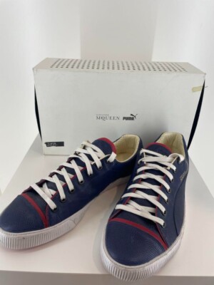 ALExANDER McQUEEN x PUMA Leather Sneakers Shoes 28cm Blue  Men