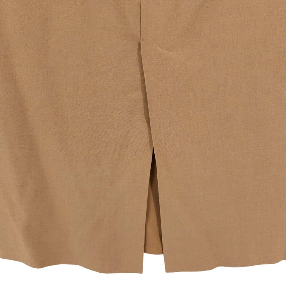 Falda LES COPAINS Mezcla Lana Viscosa Tostado Marrón Claro Talla IT 50 - US 16 Foto 3 de 4