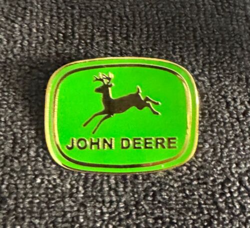 John Deere -Green & Gold Enamel Lapel or Hat Pin