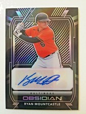 2021 Panini Obsidian rc auto RYAN MOUNTCASTLE #ed 45/99! Baltimore Orioles