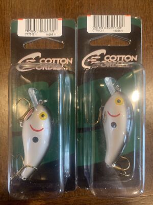 Leurre De Pêche Cotton Cordell Big O – Pearl / Yeux Dorés, 2 Pouces, Crankbait