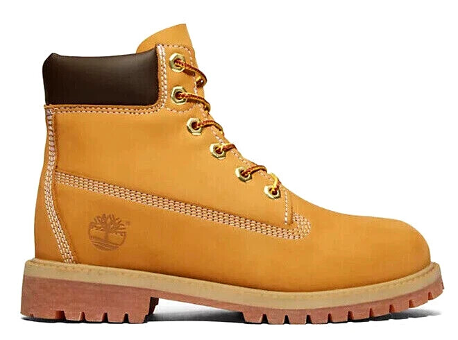TIMBERLAND PREMIUM TB 012909 6 IN WATERPROOF BOOT WHEAT NUBUCK 