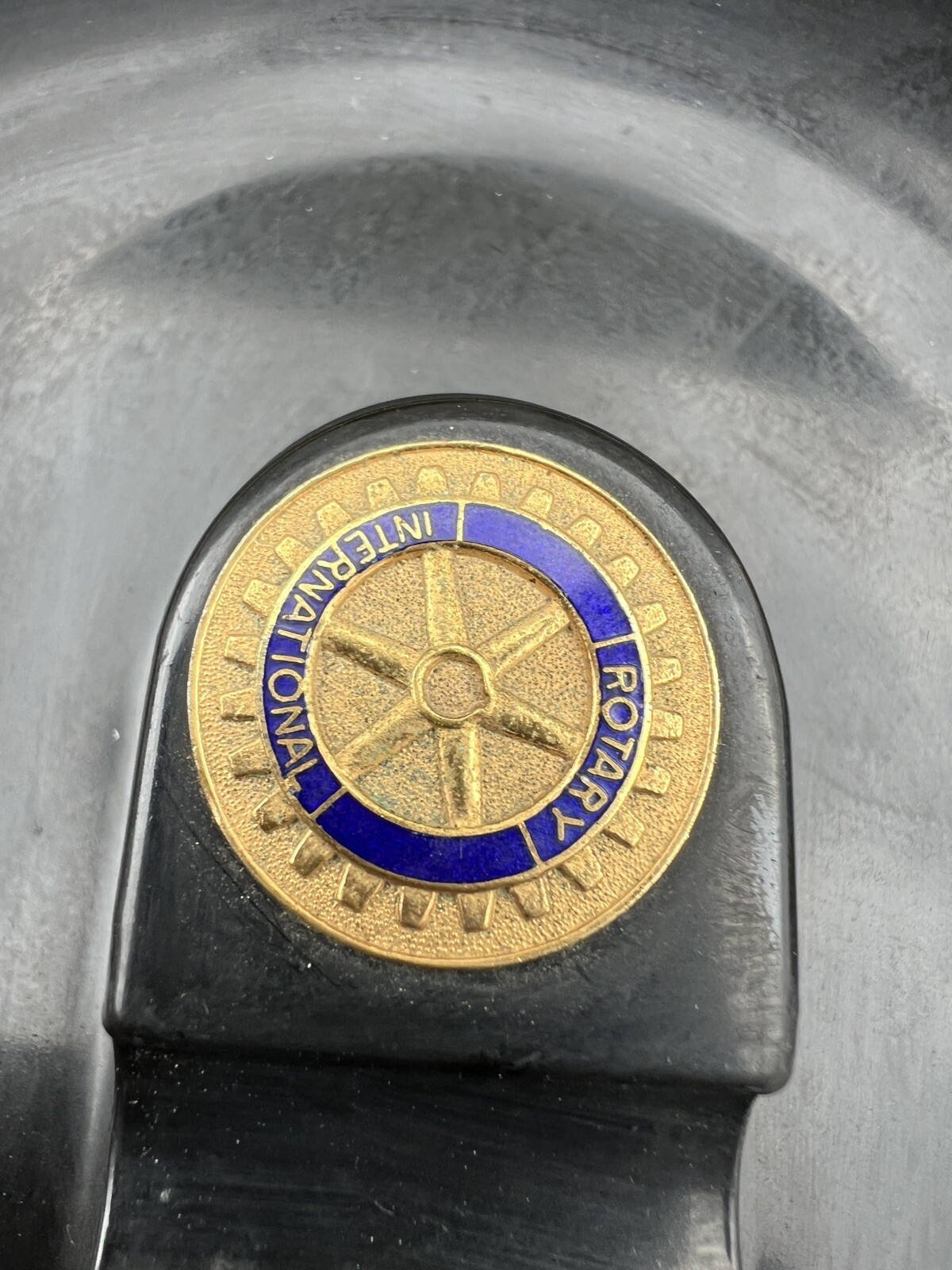 Vtg Daka-Ware “The Master Tray” Rotary International Bakelite Ashtray Chicago