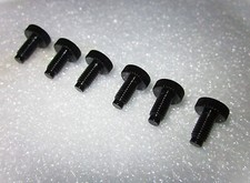 Floyd Rose Black Stainless Steel Saddle Intonation String Lock Fine Tuner Screws