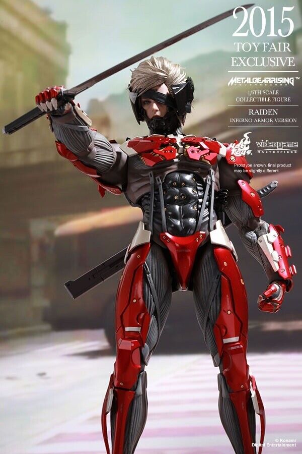 Hot Toys HT VGM19 Raiden Metal Gear Rising Revengeance 1/6 Action