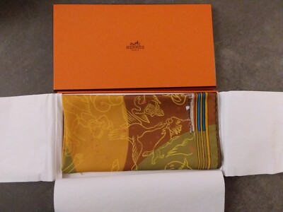 Hermes Tuch Pierre Peron Schiffe klein 40 x 40 Topzustand incl. Hermes-Box