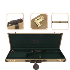 Over/Under SXS Shotgun Hard Case 28-32inch Gun Safe Storage Box Cabinet-TOURBON