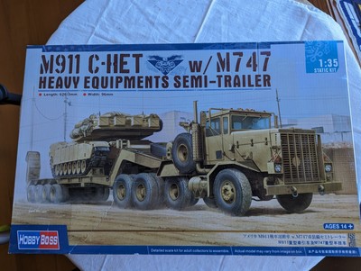 Hobbyboss M911 C-HET w/M747 Trailer Model Kit New 1/35