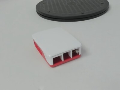 Raspberry Pi 5 Snap-together Case, Red & White, with Fan