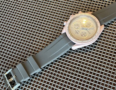 20mm GRAY silicone rubber SWATCH moonswatch mission jupiter Saturn sun MOON mars