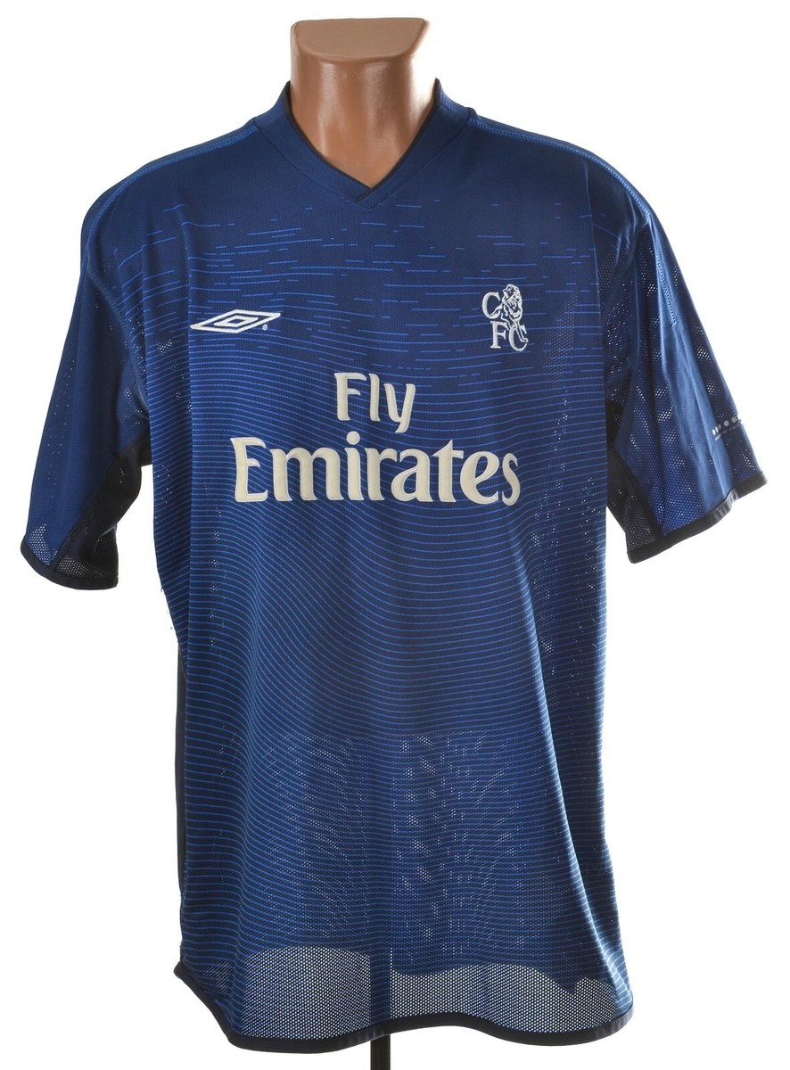 チェルシーFCユニフォームUMBROフライエミレーツ白Lヴィンテージ umbro