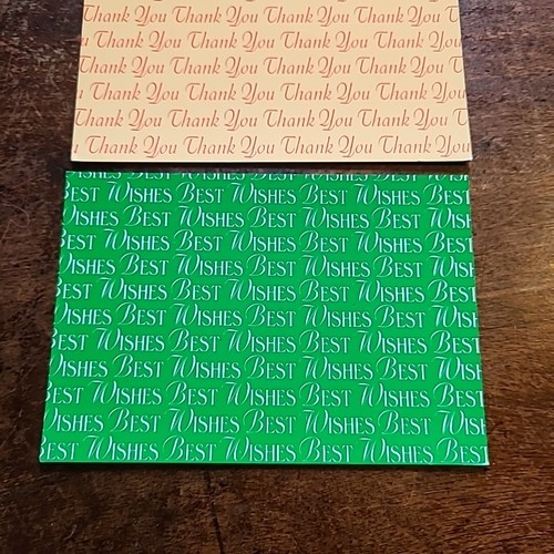 Bundle x3 Greetings Postcards, Unposted. Best Wishes, Get Well, Thank You. - Picture 2 of 5
