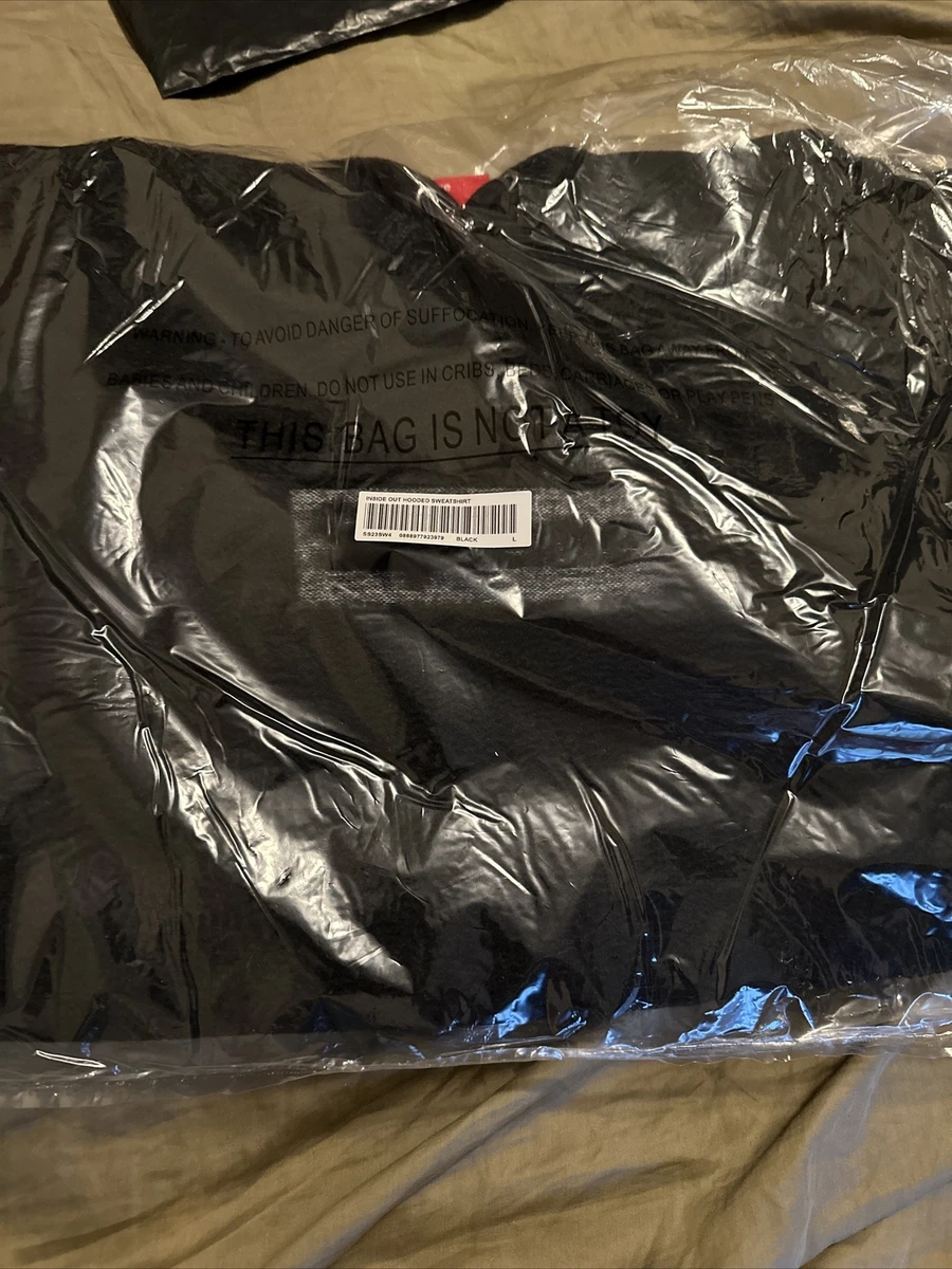 Supreme “Inside Out” Box Logo Black - Size L Sweatshirt/Hoodie