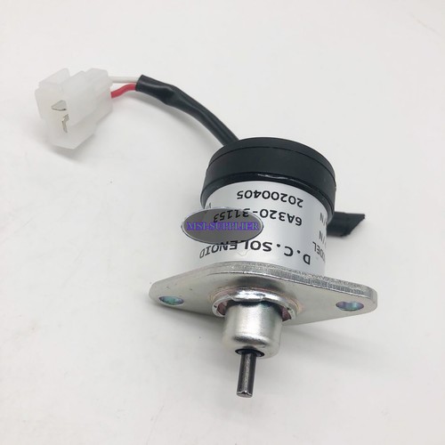 Solénoïde D'Arrêt 6A320-31153 - Compatible Tondeuses Et Tracteurs Kubota (F2680E, F3080, B2410HSD, Etc.) - Pièce De Rechange Qualité - 5