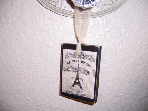 3 Mini Eiffel Tower signs Paris wall decor vintage French country cottage - Picture 4 of 6
