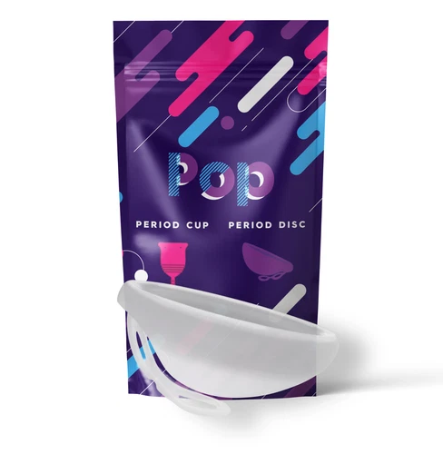 Pop Reusable Menstrual Disc | Capacity of 4 - 6 Super Tampons