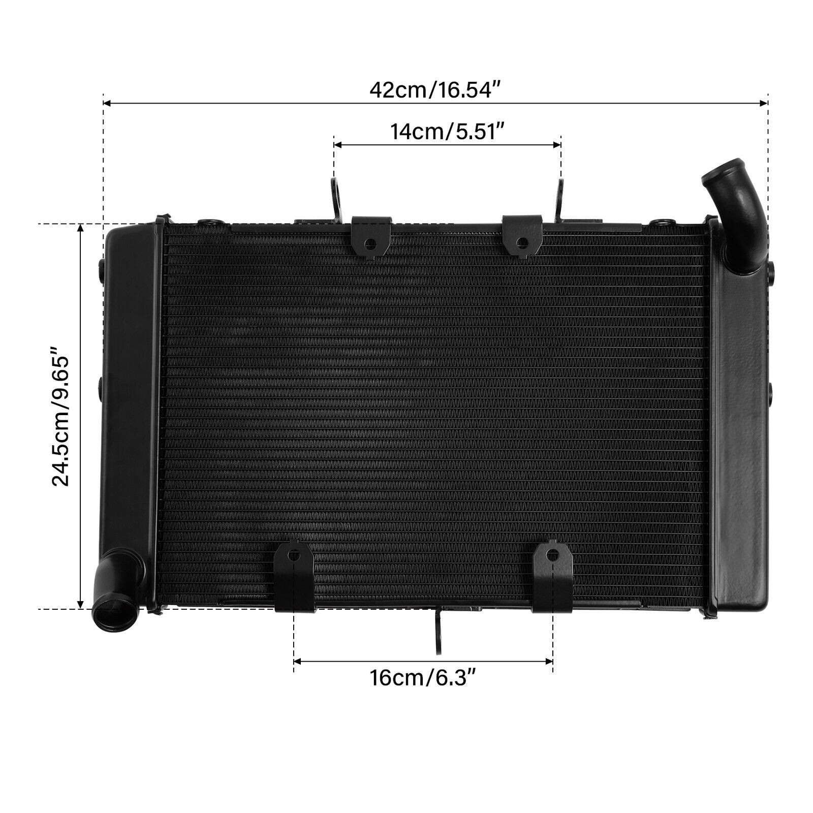 Radiateur CB 1000R pour balades et voyages en Honda SC80 2021-2025