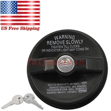 Locking Gas Fuel Tank Cap Cover For Chevy GMC Silverado Sierra Yukon 77300-47020