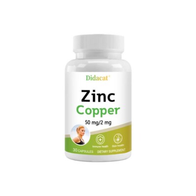 Zinc & Copper extract Capsules Antioxidant, Immune Support,Urinary Tract Health