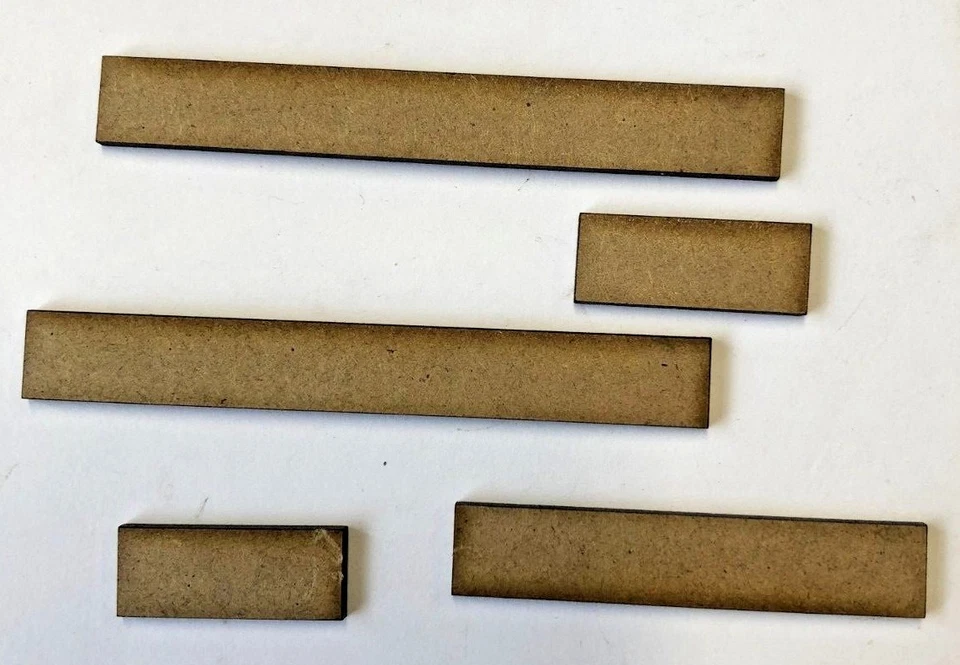 NESH® MDF Rectangular Bases for warhammer 40k, wargames, table top games .warmachine
