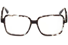 Max &Co MO5060 055 Havana Square Optical Eyeglasses Plastic Frame 53-14-140 MO