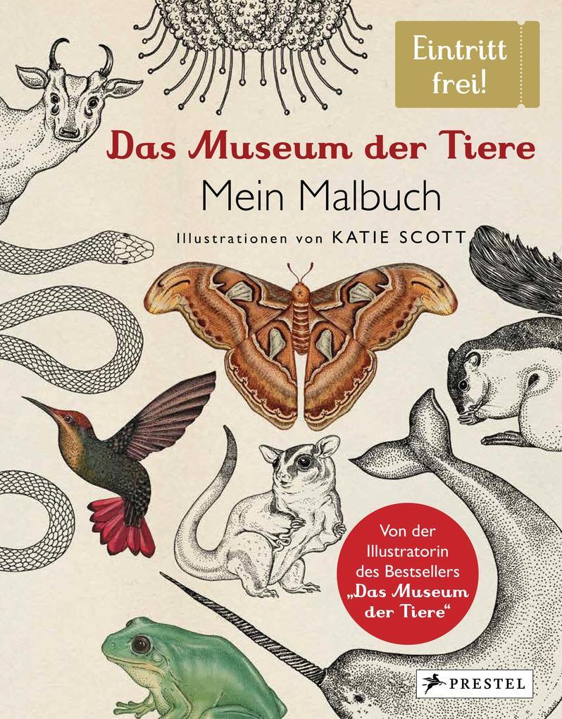 Thumbnail - Das Museum Der Tiere. Mein Malbuch | Katie Scott | 2017 | Deutsch