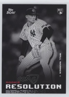 2025 Topps Black & White Rookie Resolution Will Warren #RR5 RC 1j8b