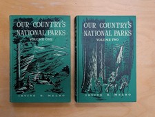 Our Country's National Parks Volume One & Two By Irving R. Melbo 1941 Hardcover