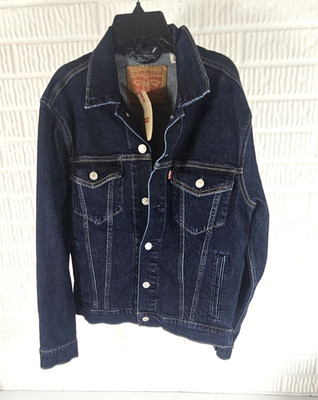 Levi's Trucker Denim Blue Jean Jacket Standard Men's Small NWT
