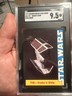 1977 STAR WARS WONDER BREAD #16 TIE-VADER'S SHIP SCG 9.5 MIN