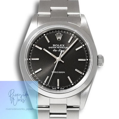 Rolex Air-King A Ref.14000 Black Used Men's Watch