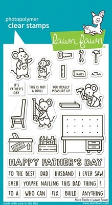 Lawn Fawn, clear stamp, mice tools
