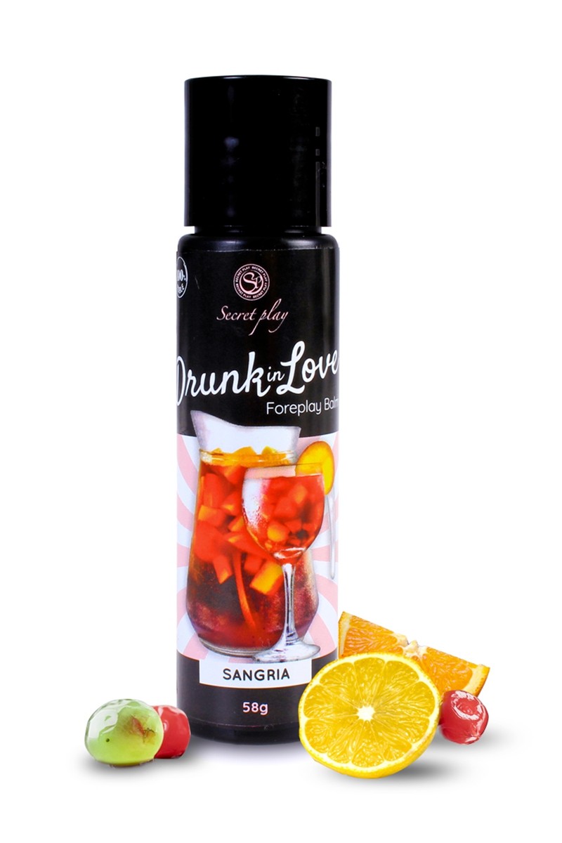 Lubrifiant arôme sangria 60 ml idéal pour une nuit romantique et épicée