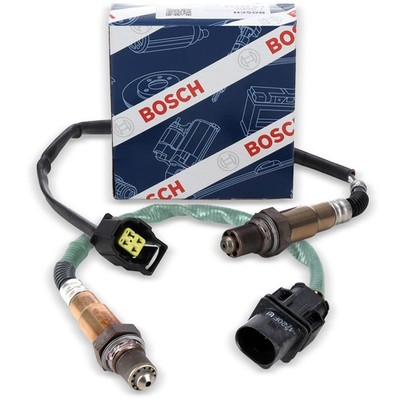 2x BOSCH VOR+NACH Kat Lambdasonde für MERCEDES W204 C218 W212 W166 X166 X204