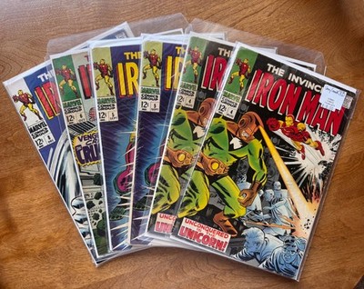 Marvel Silver Age Comics (1968) - THE INVINCIBLE IRON MAN #4,5,6,8 PICK ONE