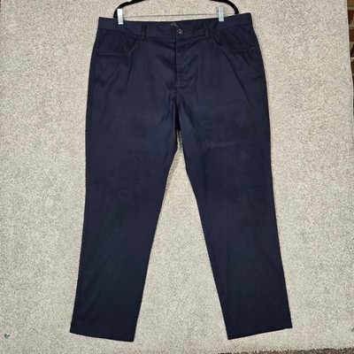 Tommy Bahama Pants Men's 40X30 Navy Blue Chino Golf Performance stretch 5 pocket