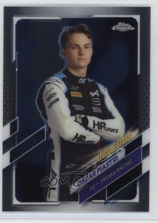 2021 Topps Chrome Formula 1 F2 Racers Future Stars Oscar Piastri #59 0eh7