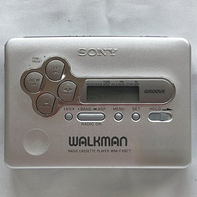 SONY WM-FX877カセットプレーヤー動作品 SONY WM-FX877 1999 Radio Walkman Vintage Cassette Player From