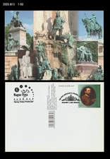 Tourism,Budapest Heroes' Square,History,Sculptor,Stróbl Alajos,Hungary PSC,Card